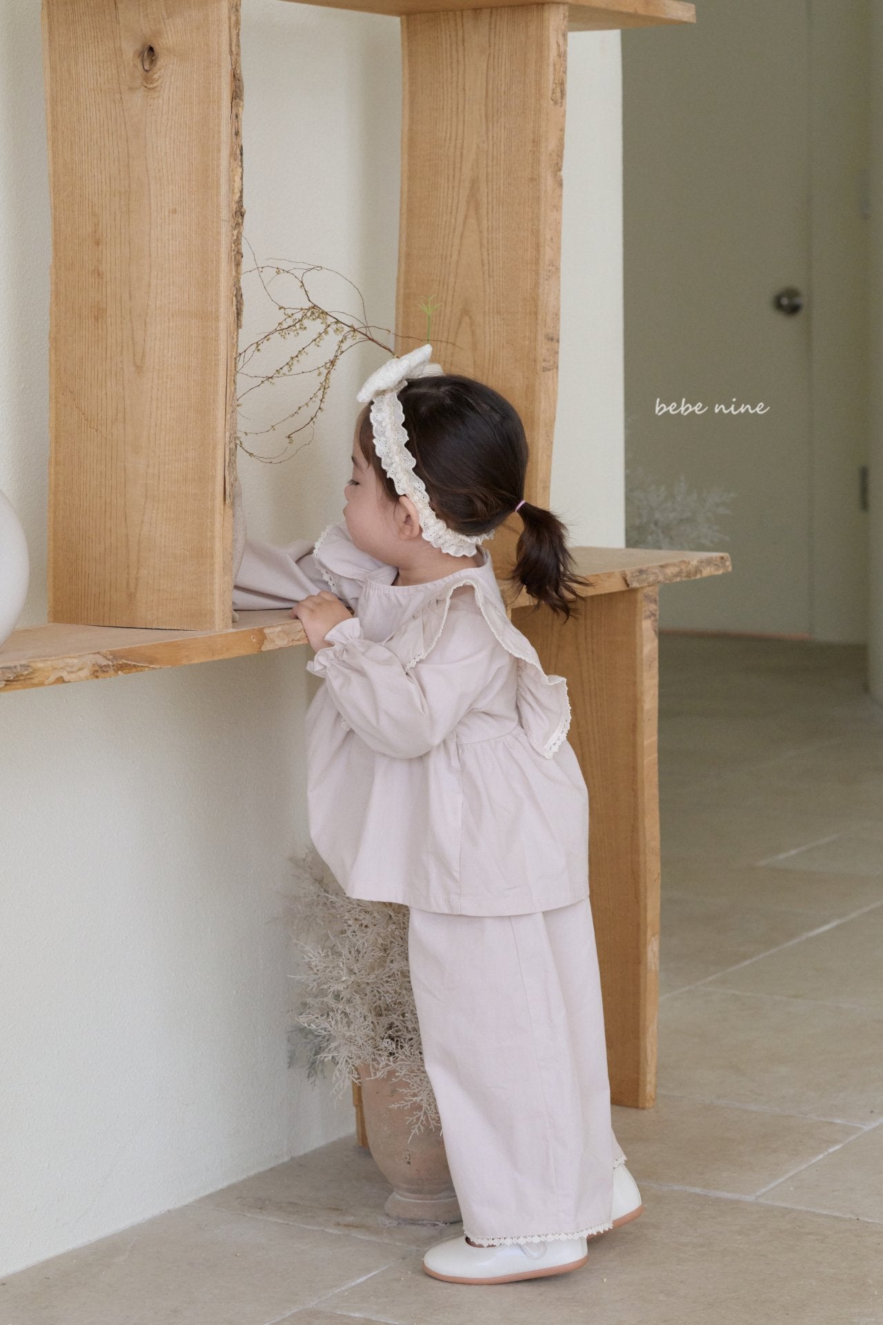 ［bebenine］Clora Lace Pants