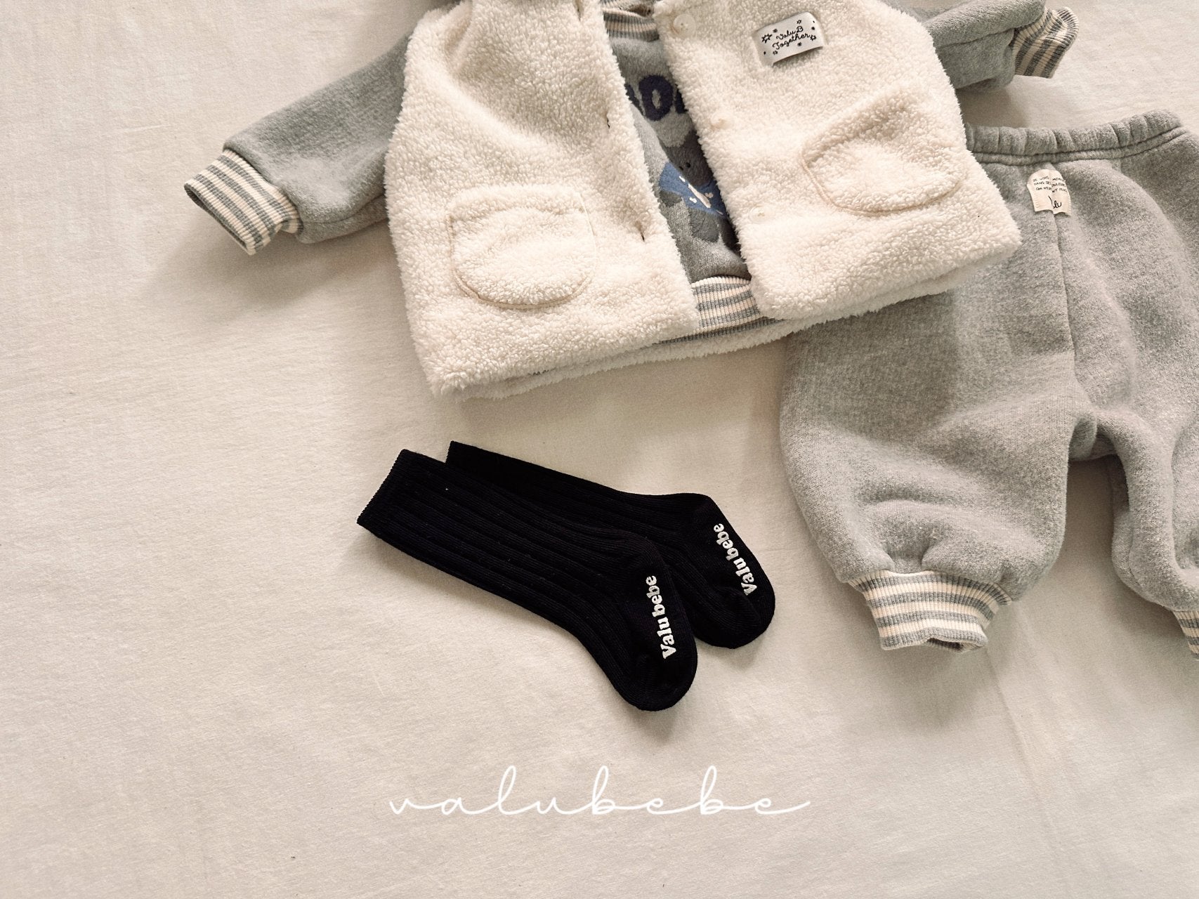 ［valubebe］Daily rib socks (baby)