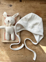 ［monbebe］Cotton velvet bonnet