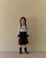 ［LINDO］Heart bi color tee