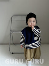 ［guru guru］Stripe loose tee (baby & kids)