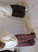 [melmel] Corduroy Wide Pants