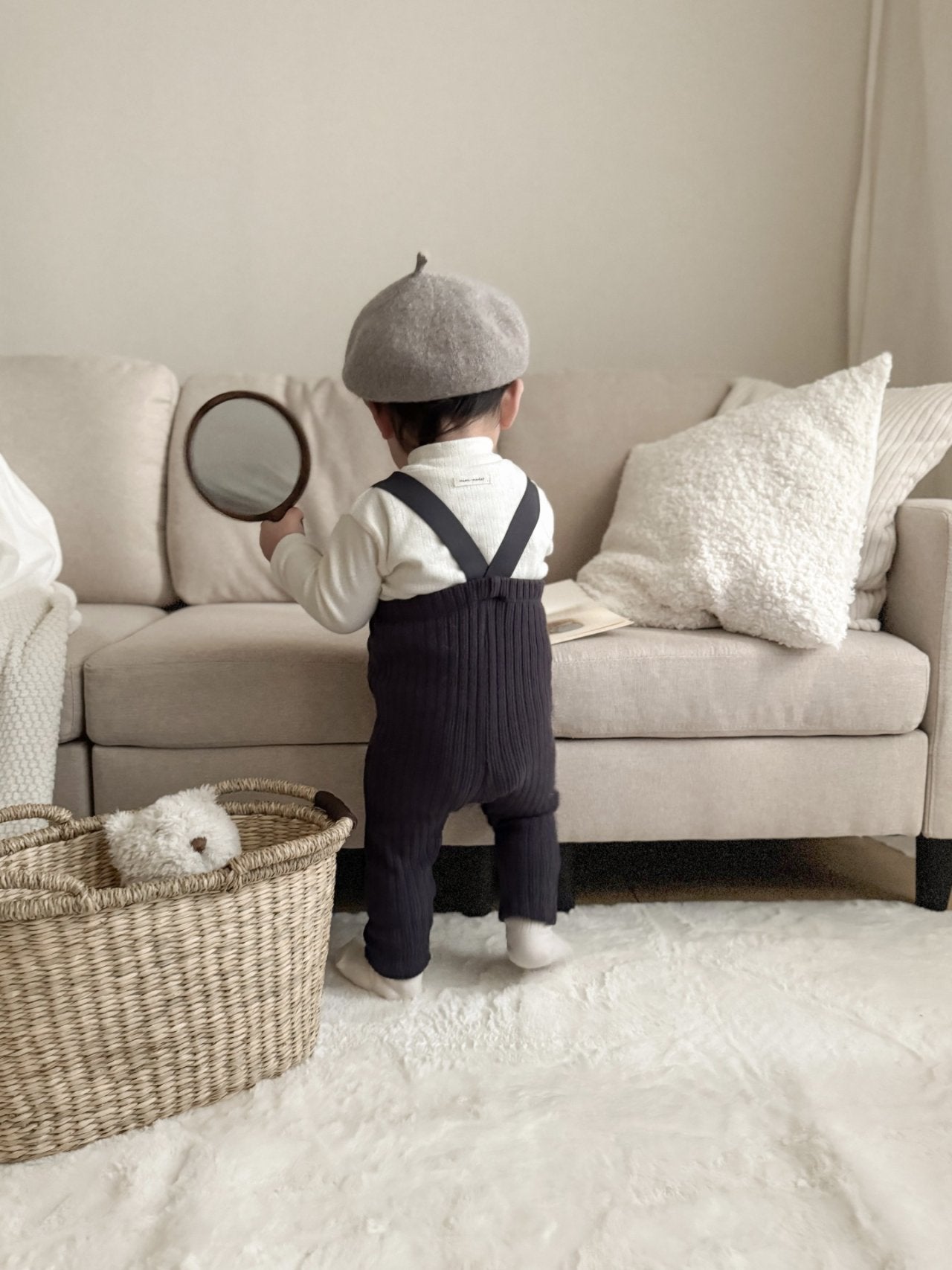 ［mimi market］Kiki suspender leggings