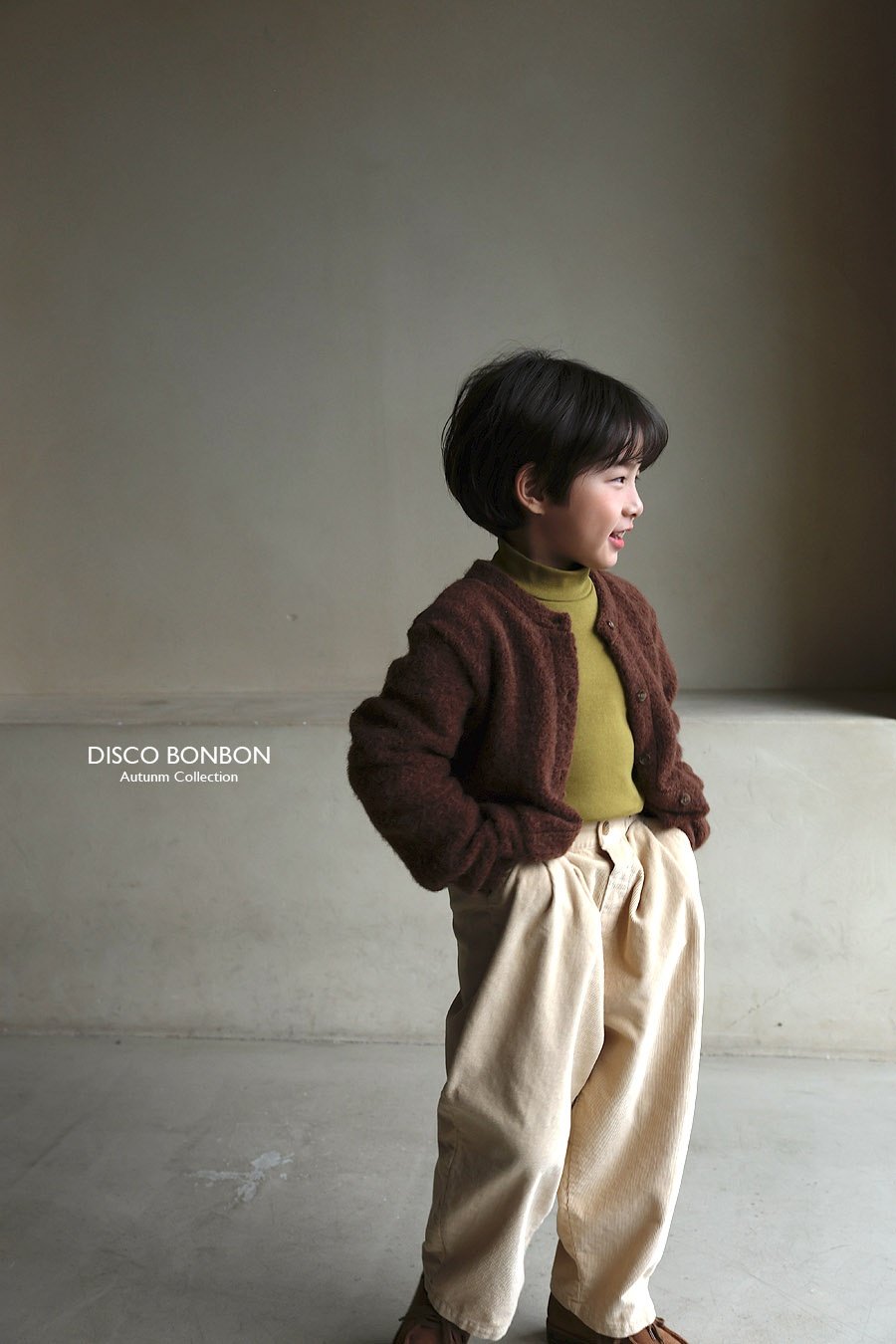 ［DISCO BONBON］Relax span turtleneck tee