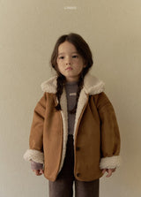 ［LINDO］Creamy mouton jacket