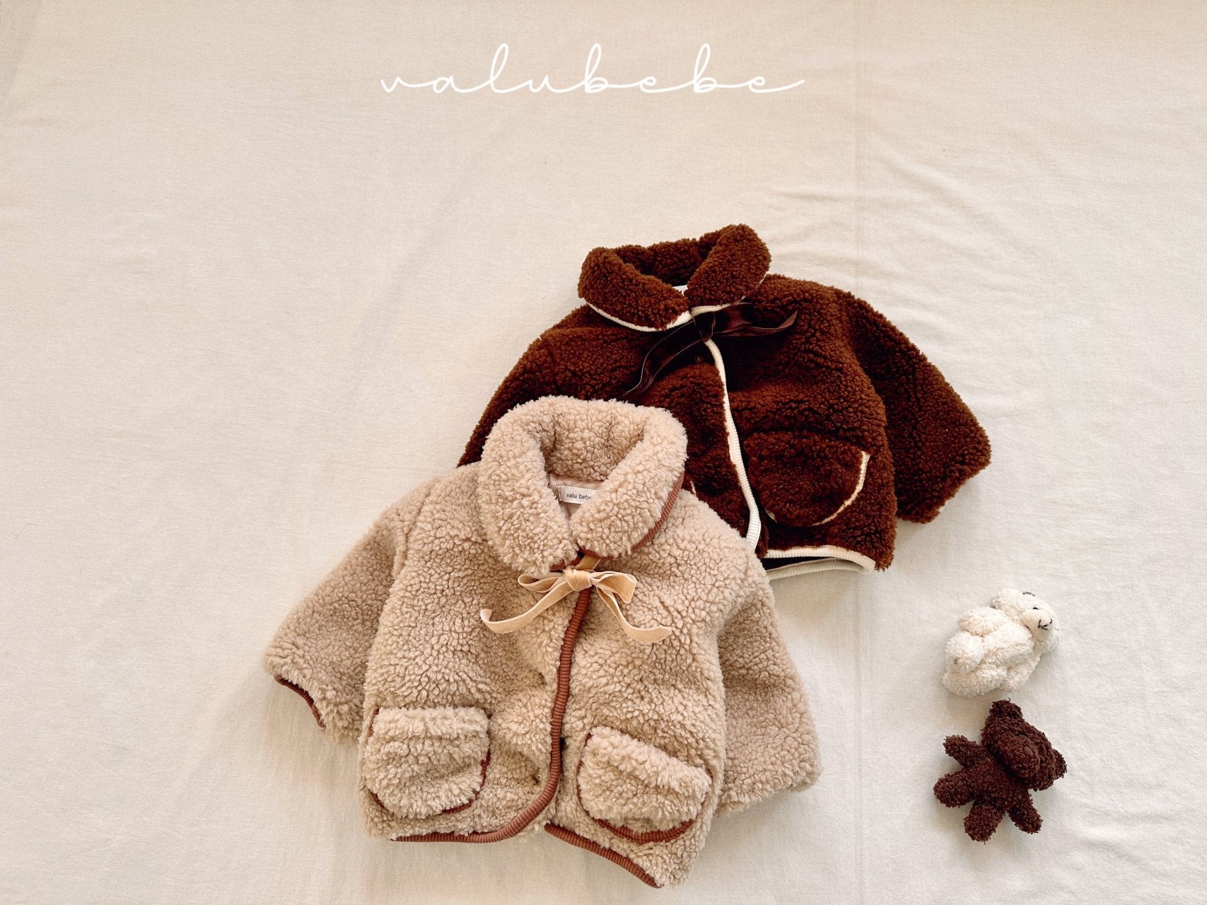 ［valubebe］Merry ribbon boa jacket (baby)
