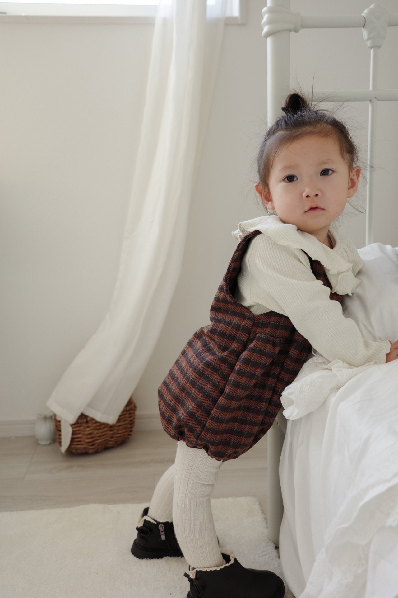 ［mimi market］Cream collar tops