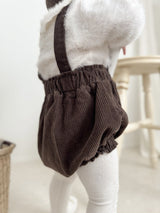 ［mimi market］Corduroy suspender bloomer