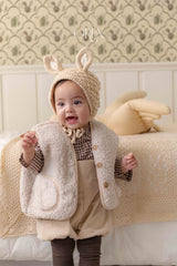 ［OREN］Bear boa vest