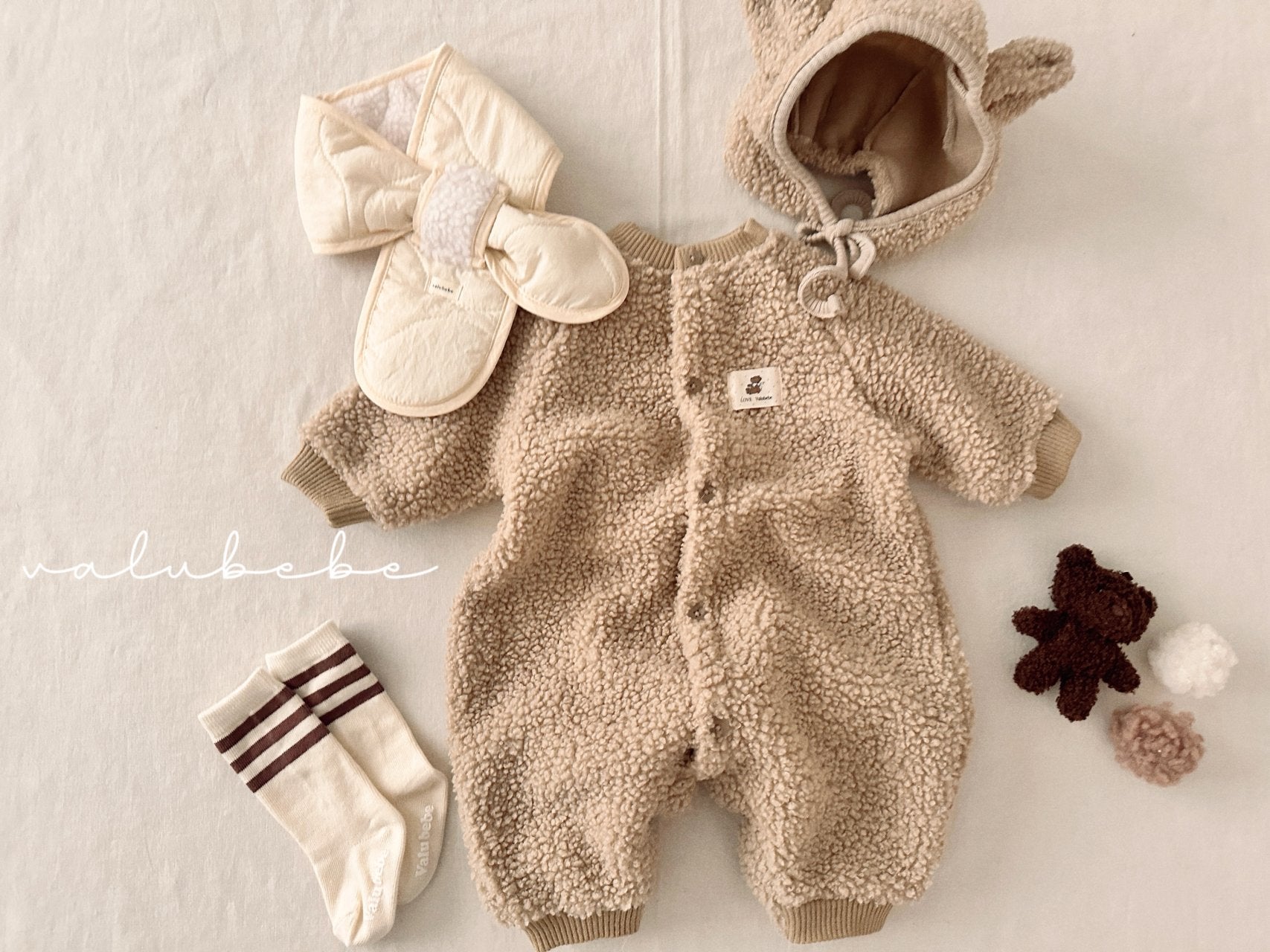 ［valubebe］Valu bear boa suit (baby)