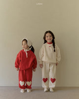 ［LINDO］Big heart jogger pants