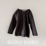 ［guru guru］Front slit tee (baby & kids)