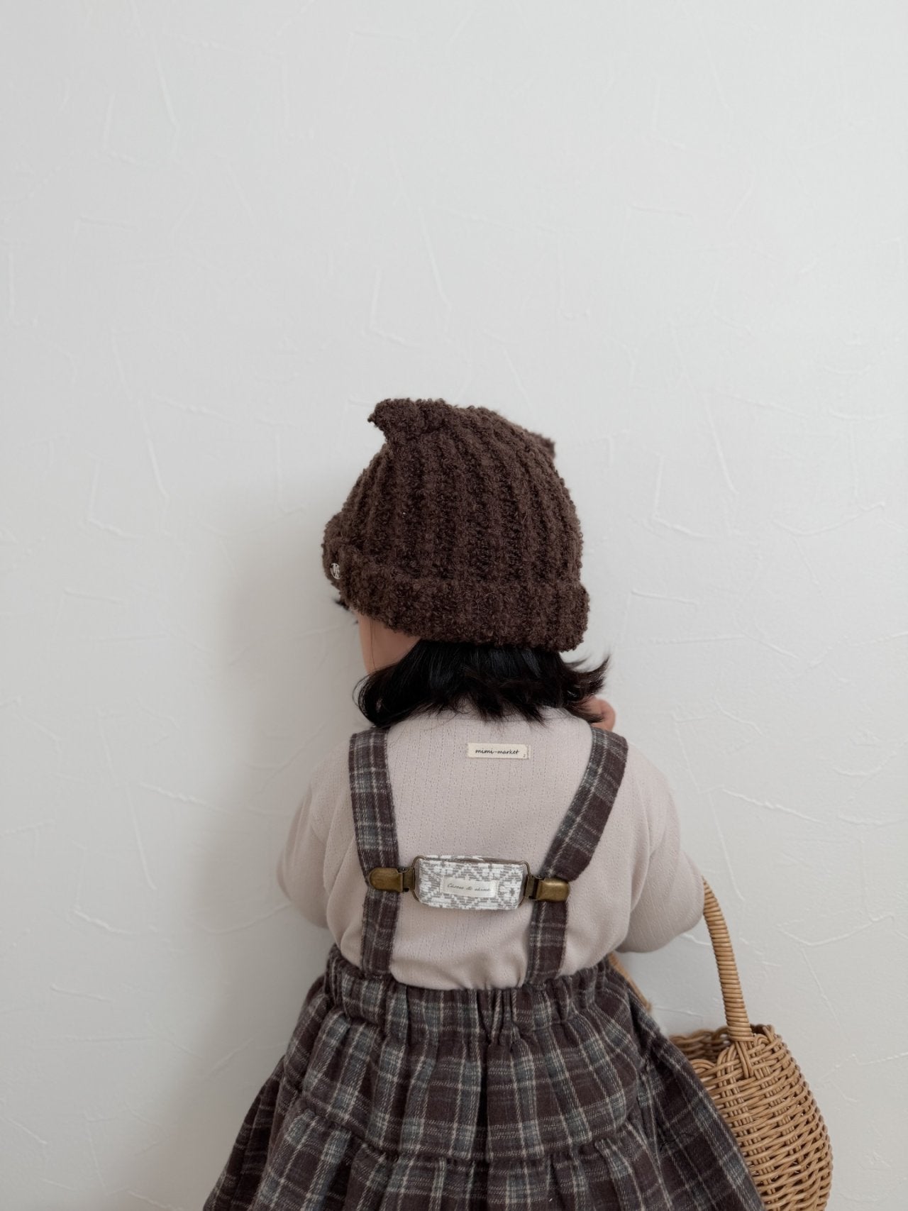 ［mimi market］Eyelet turtleneck tee