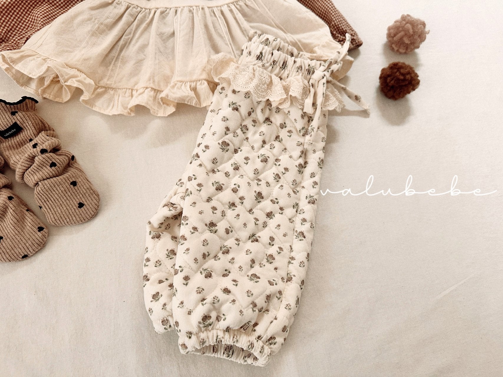 ［valubebe］From lace quilting pants (baby)