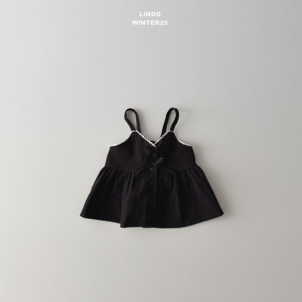 ［LINDO］Flutter ribbon blouse