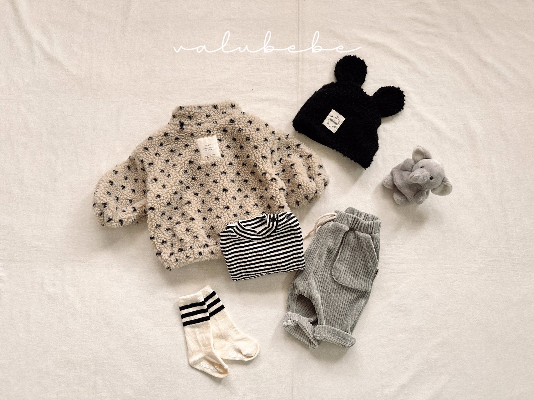 ［valubebe］Katto rib pants (baby)