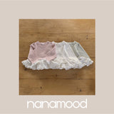 ［nanamood by BANANAJ］Bebe ruffle frill tee