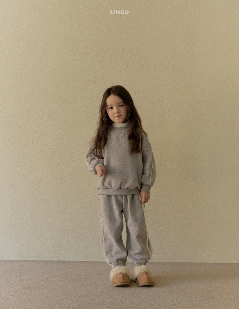 ［LINDO］Double lace jpgger pants