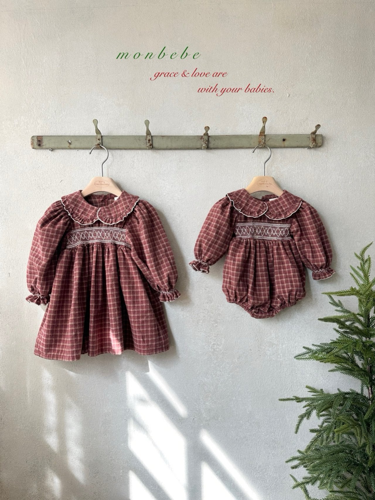 ［monbebe］Merry zimmer one-piece