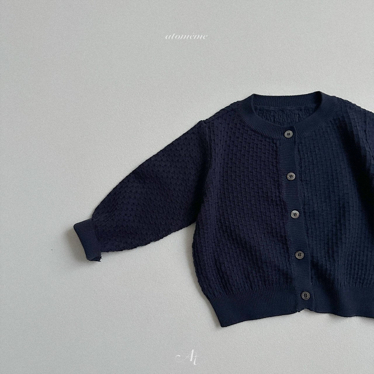 [atomeme] Chestnut knit cardigan