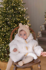 ［OREN］Snow coco fur coat