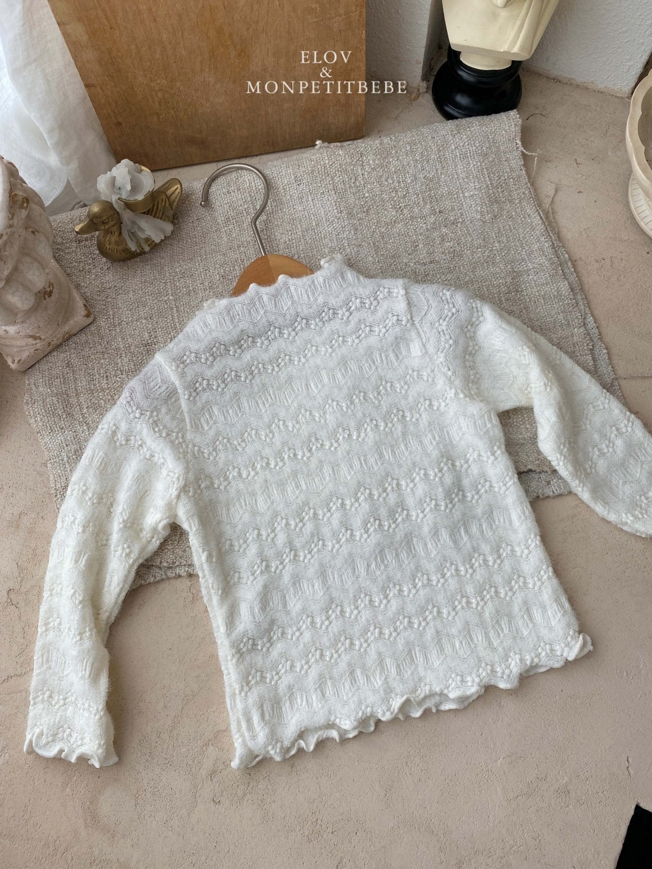 ［Mon petit bebe］Raelle mellow tee