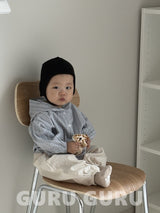 ［guru guru］Stripe hood shirt (baby & kids)