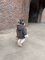 ［mimi market］Check boa jumper