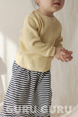 ［guru guru］Ribbed basic tee (baby & kids)