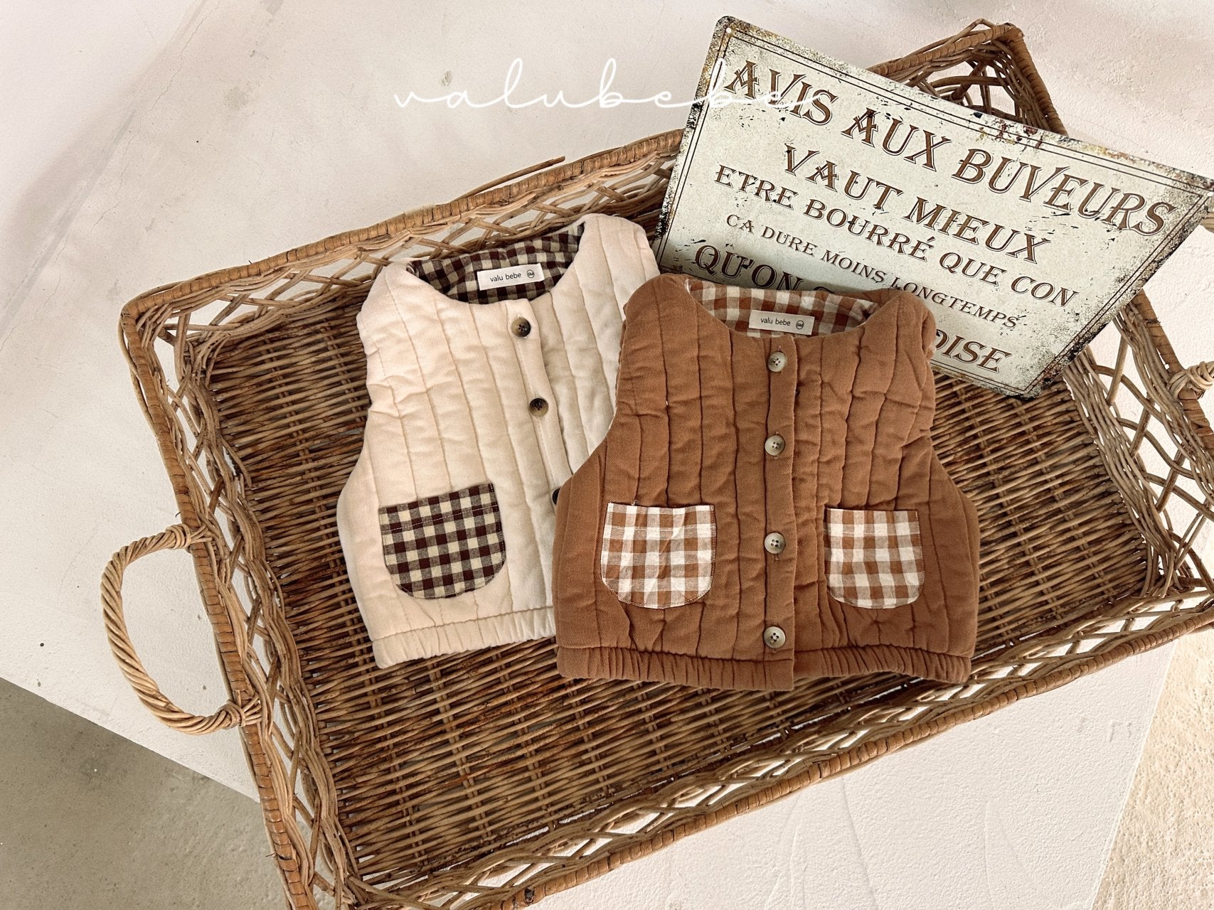 ［valubebe］Mare quilting vest (baby & kids)