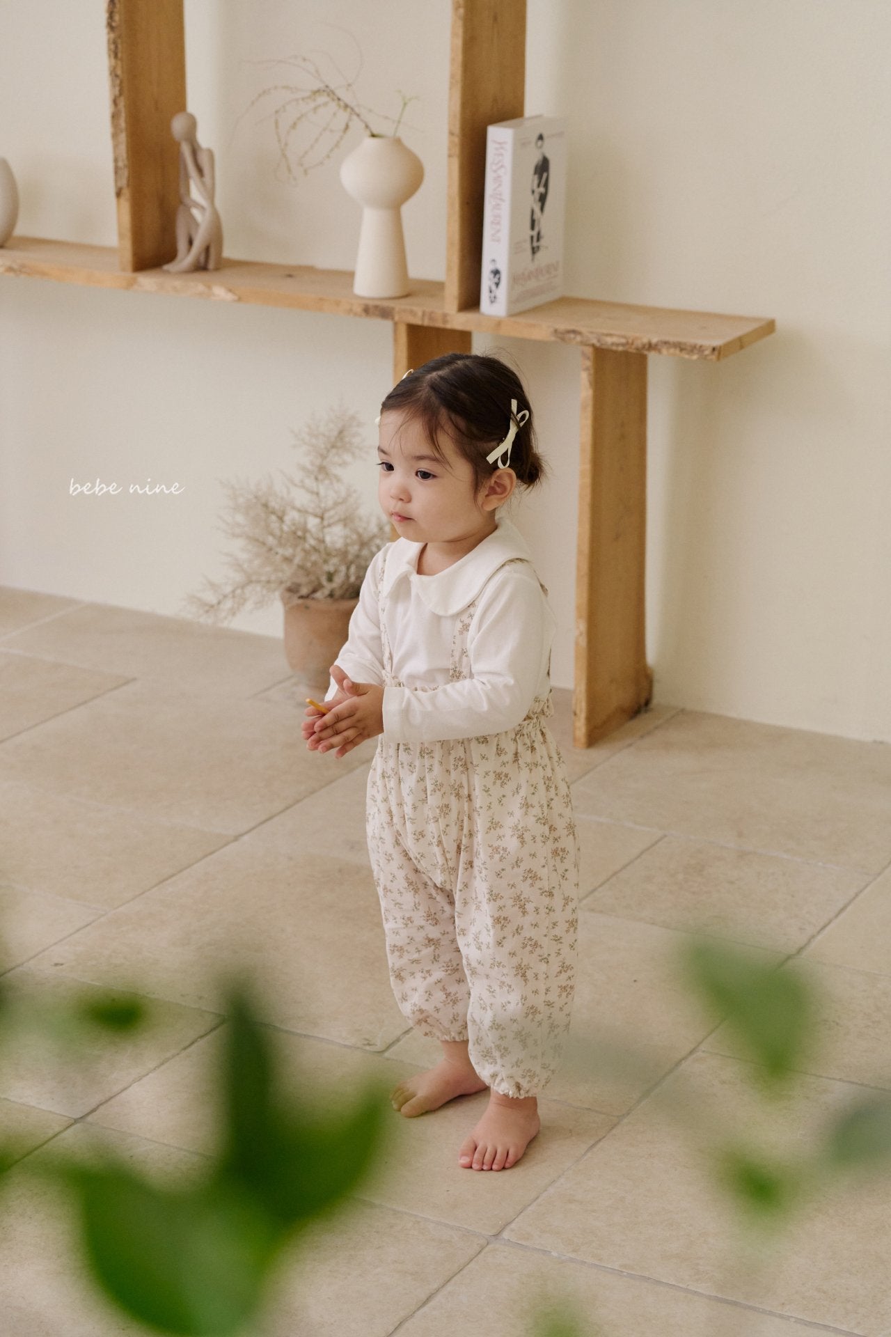 ［bebenine］Soft Round Collar Tee