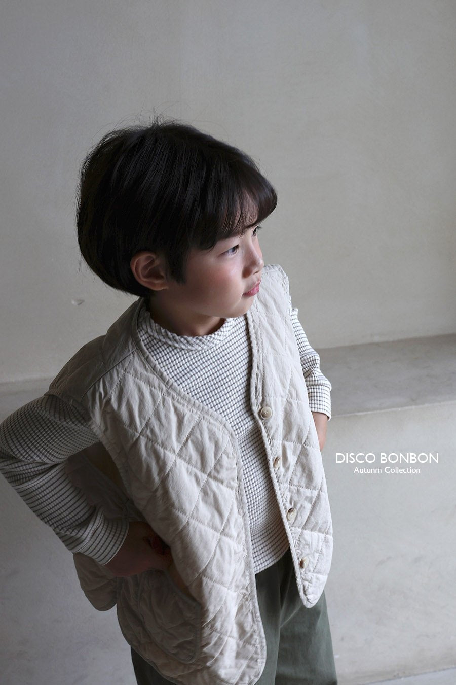 ［DISCO BONBON］Stripe span tee