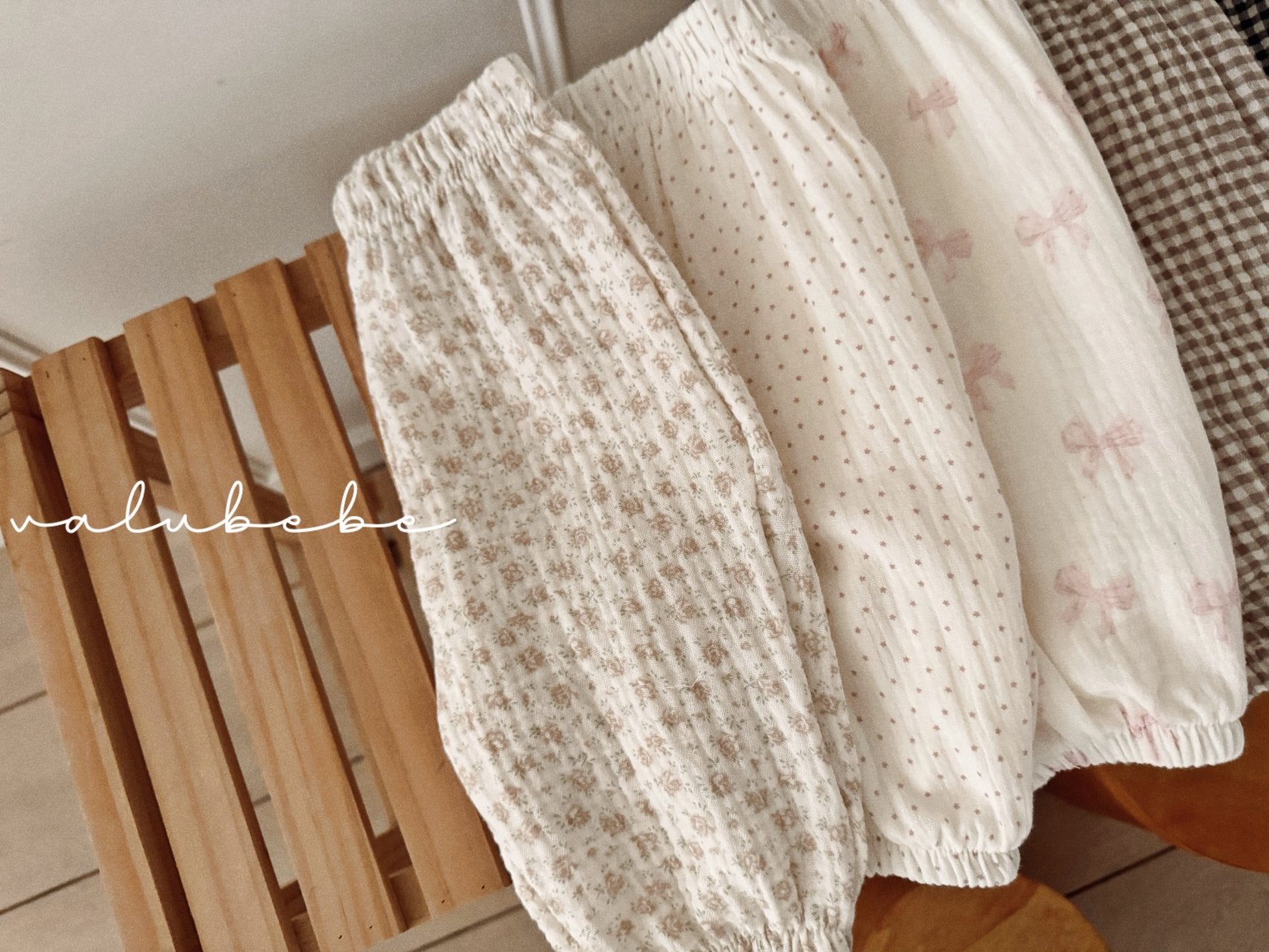 ［valubebe］Embossing pants