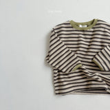 [minirobe] Olive long-sleeve tee