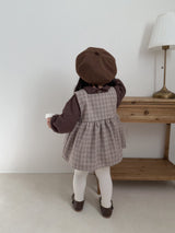 ［mimi market］Cookie check one-piece