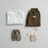 [minirobe] Line-washed tee