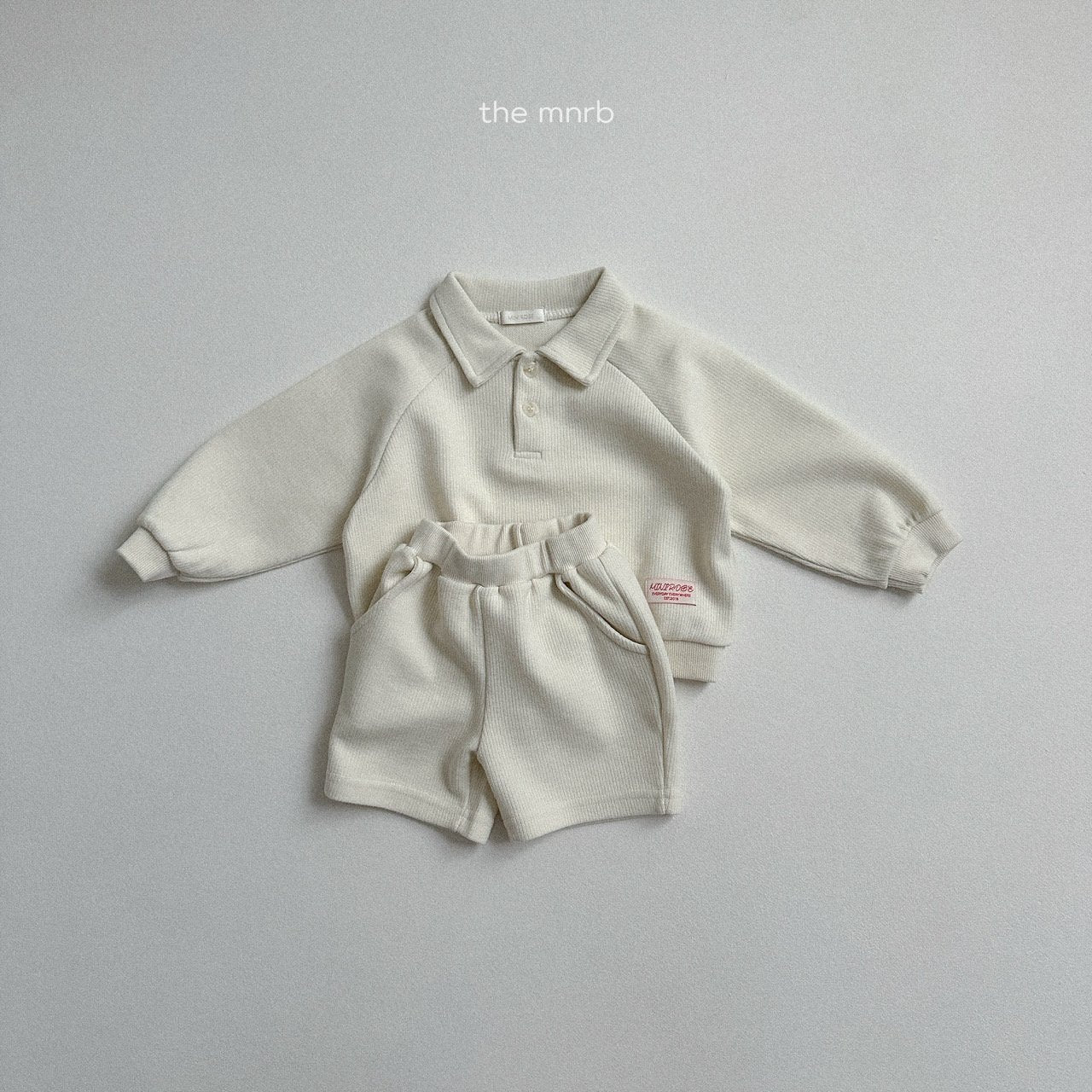 [minirobe] Roa collar sweatshirt