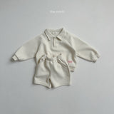 [minirobe] Roa collar sweatshirt