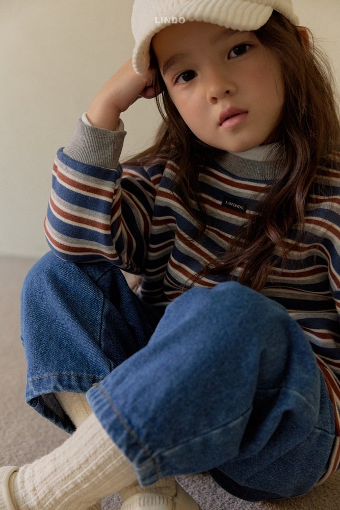 ［LINDO］Multi stripe tee