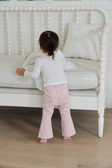 ［bebenine］Black Pink Flare Pants