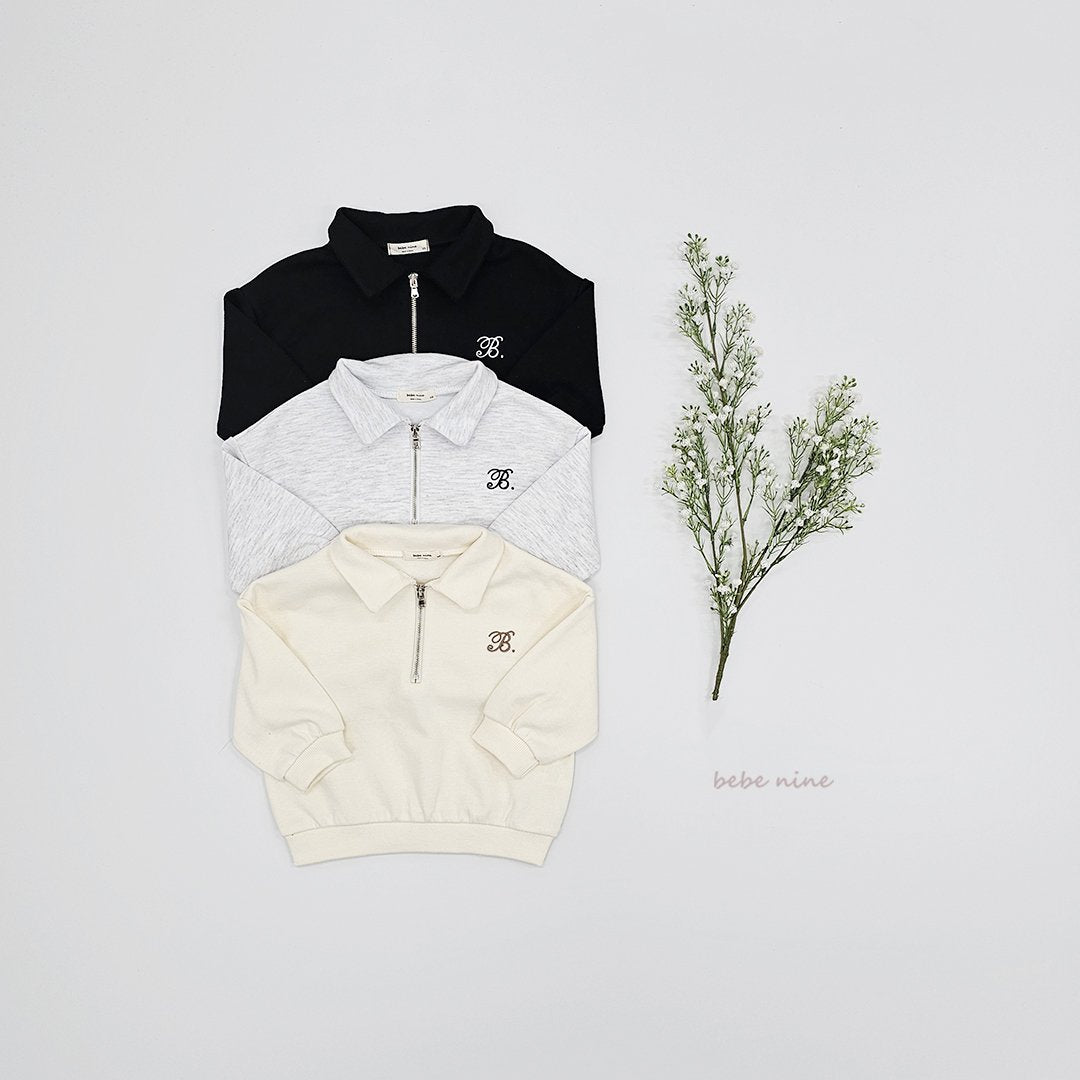 ［bebenine］Nine Zip-Up Sweatshirt