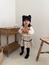 ［mimi market］Ribbon cancan skirt