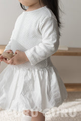 ［guru guru］Dot balloon one-piece (baby & kids)