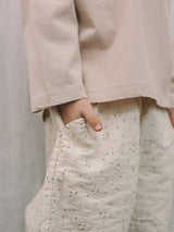 ［MELMEL］Flower printed pants