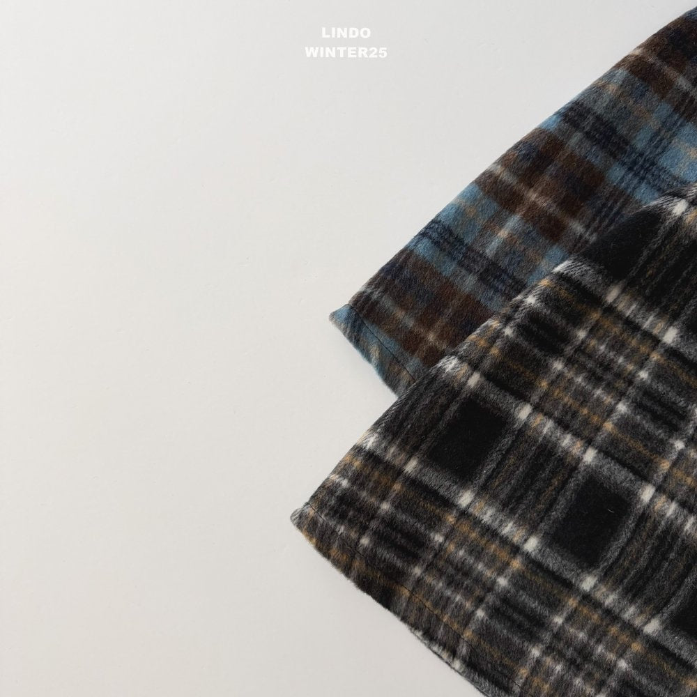 ［LINDO］Milk square one-piece (check)