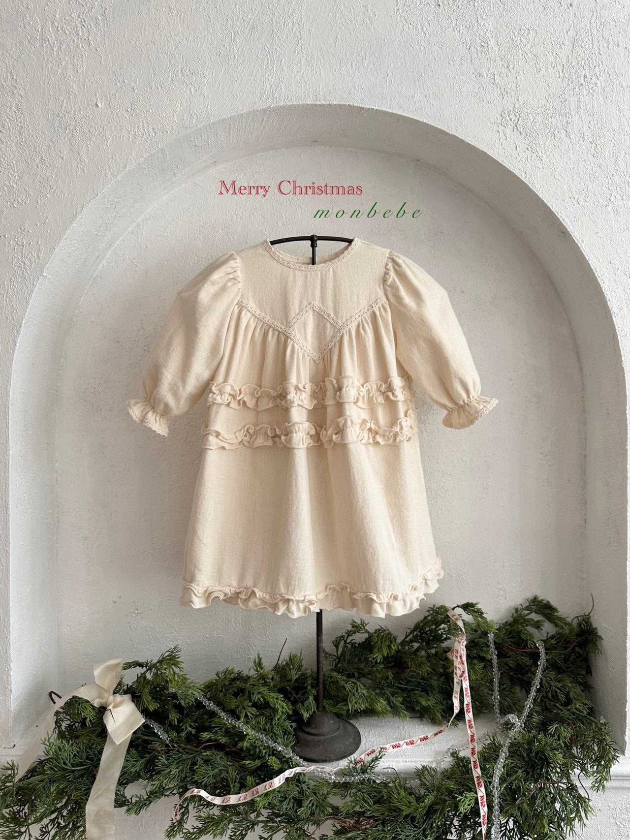 ［monbebe］Merlin frill one-piece (kids)