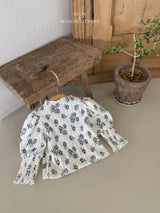 ［Mon petit bebe］Maren smock tee