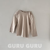 ［guru guru］Front slit tee (baby & kids)