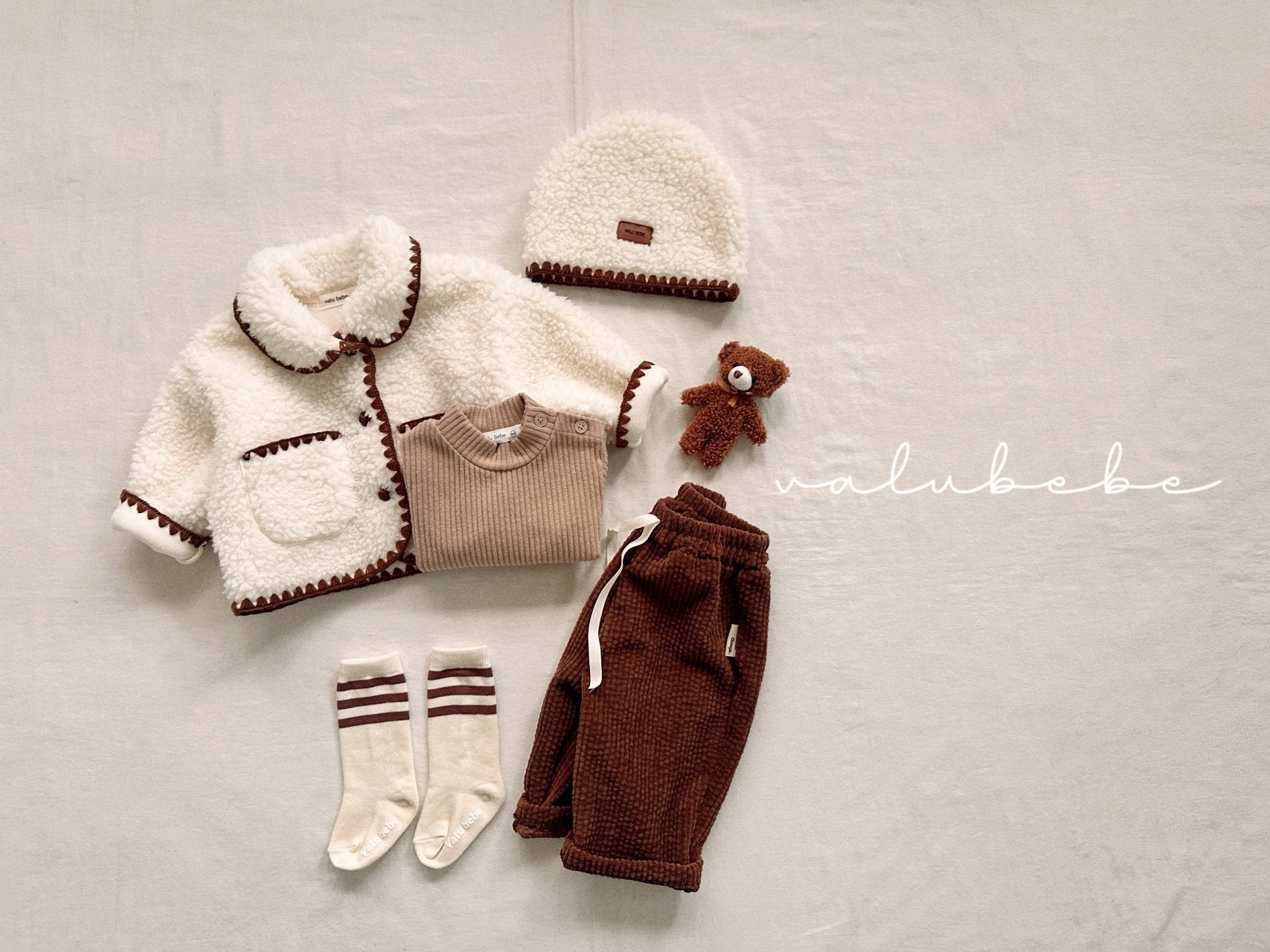 ［valubebe］Mellow boa beanie (baby)