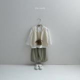 [minirobe] Square-neck knit vest